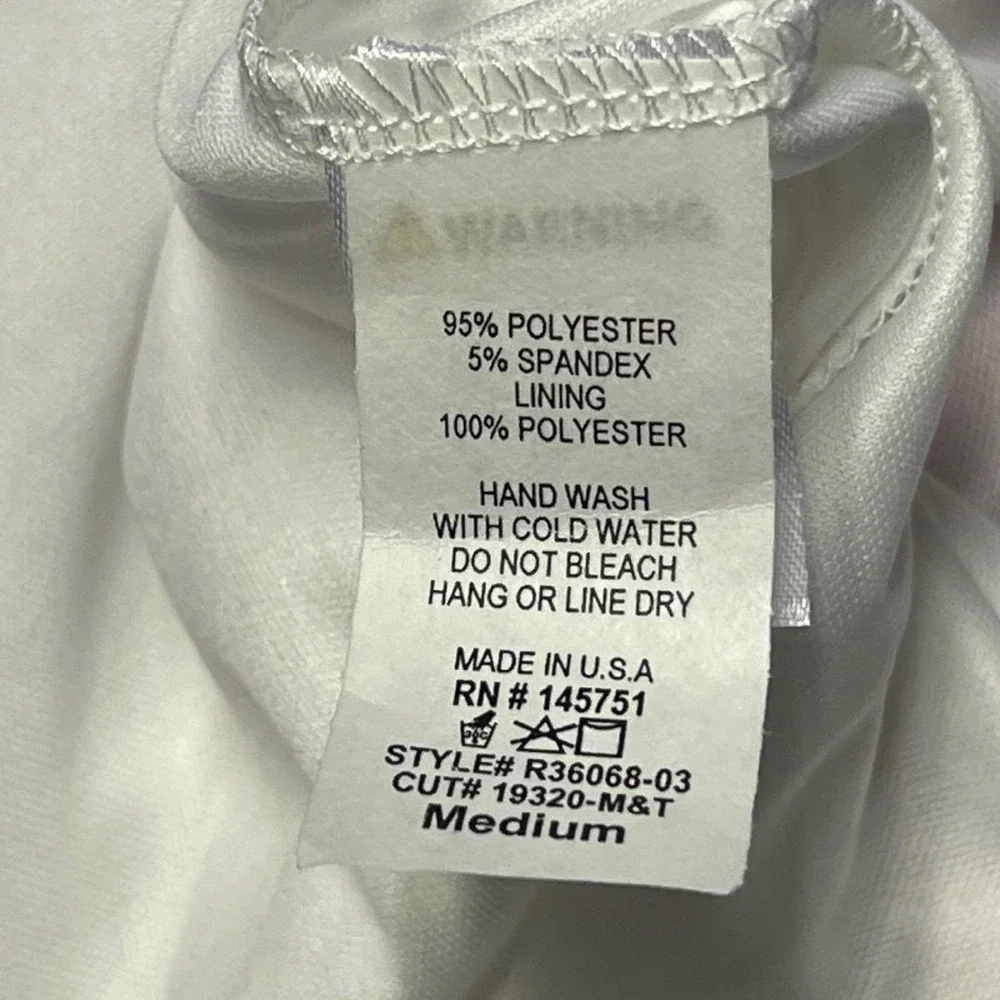 Peach Love California Romper M Multicolor Stripe‎ Surplice Neck Stretch Playful - Picture 8 of 9